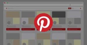 illustration of the Pinterest icon