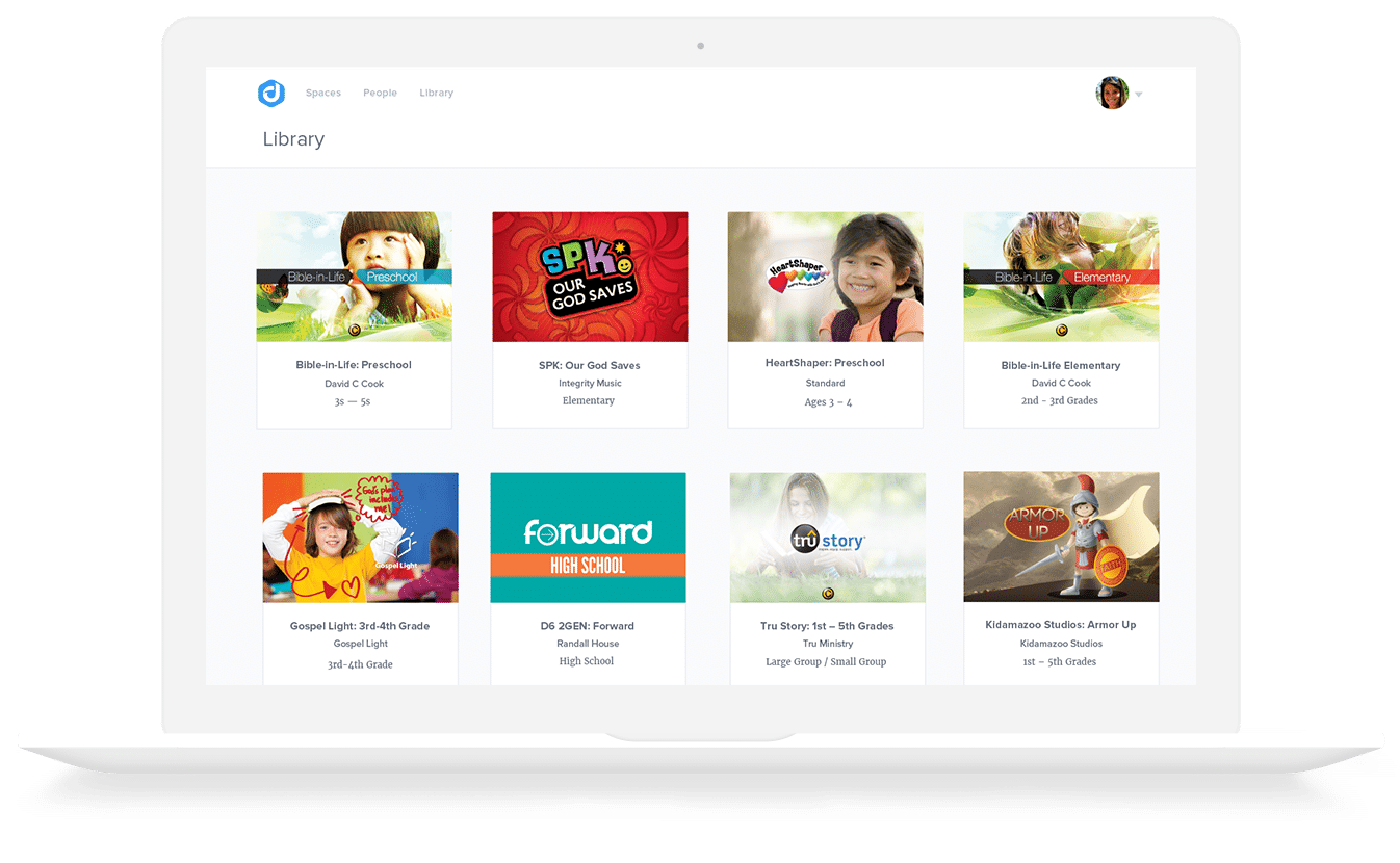Children's ministry curriculum selection