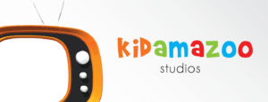 illustration of a TV kidamazoo studios logo