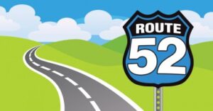 illustration of highway sign Route 52